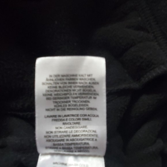 FILA Women's Black Color Block Quarter Zip Fleece Pullover Sweatshirt Sz Medium - Picture 13 of 15